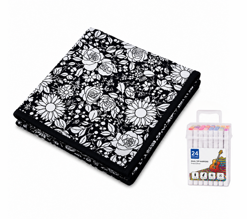 CozyCanvas Washable Coloring Blanket