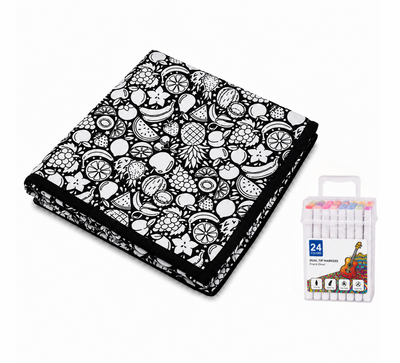 CozyCanvas Washable Coloring Blanket
